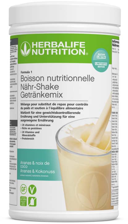  Herbalife Formula 1 - Pineapple and Coconut - Pina Colada - click on the picture for more information